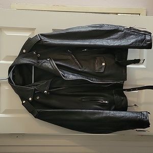 Genuine Leather motorcycle jacket